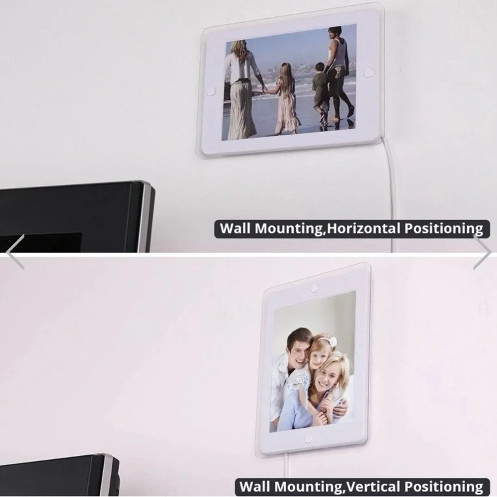 White Amplified Indoor HDTV Antenna & Photo Frame